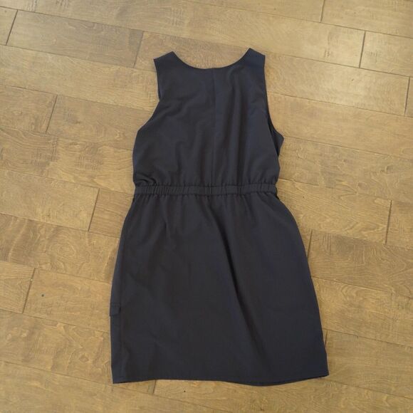 Patagonia Fleetwith Travel Dress Womens XL Black Polyester Stretch - Picture 3 of 6